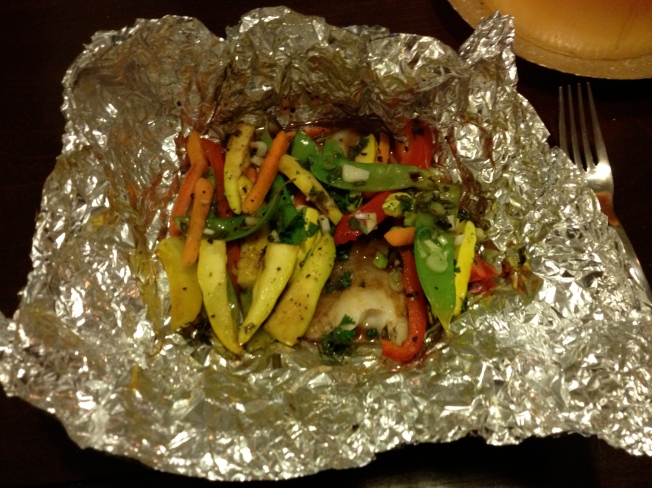 Foil-Baked Tilapia with Vegetables